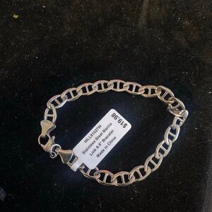 Stainless Steel Marine Link 8.5” Men’s Bracelet NWT